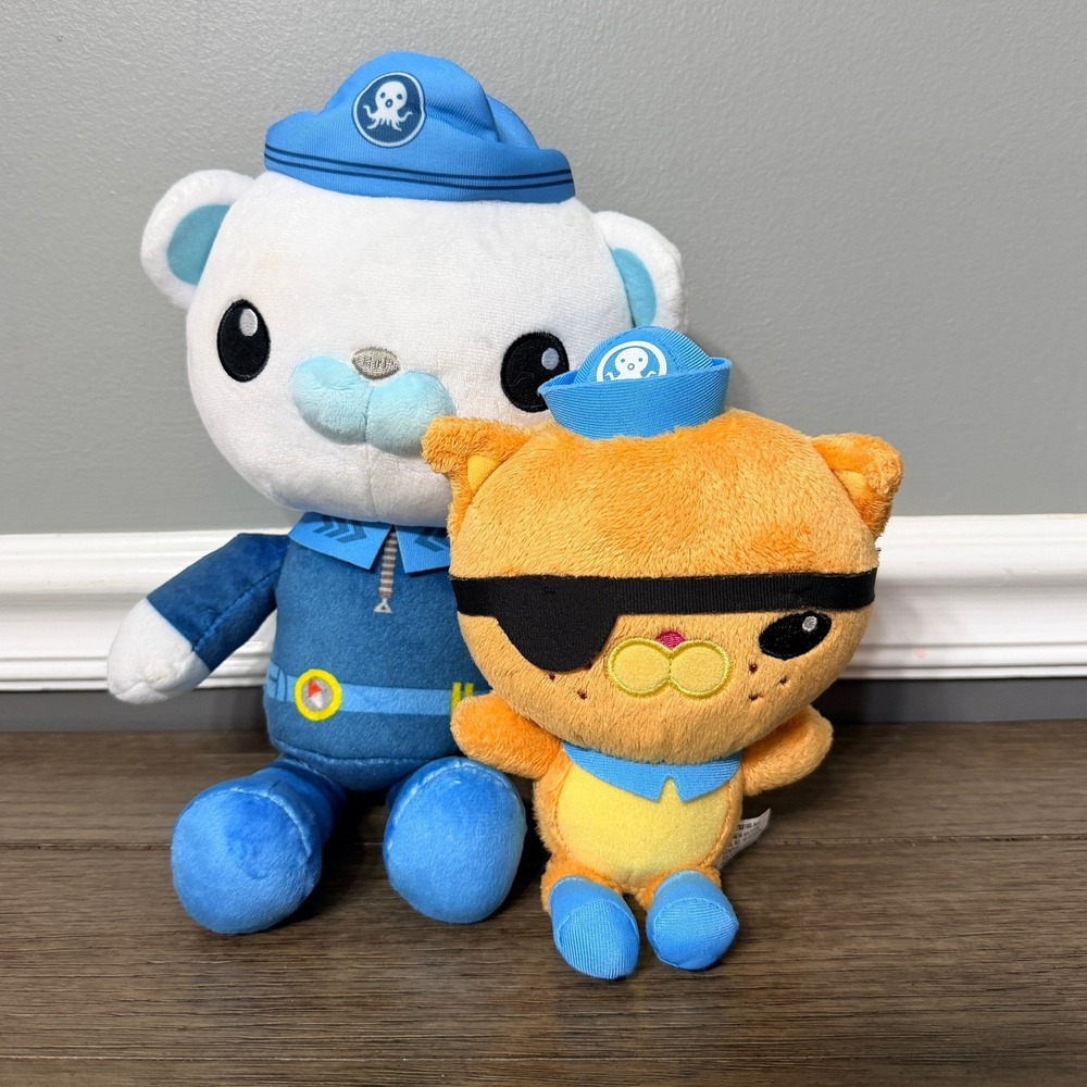 Octonauts Captain Barnacles Kwazii Plush Set Fisher Price Above & Beyond